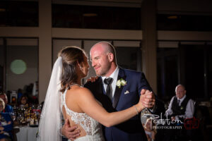 Bride and groom first dance at Valley Ridge Golf Club