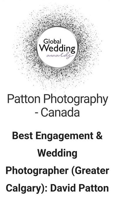 Best calgary wedding photographer award